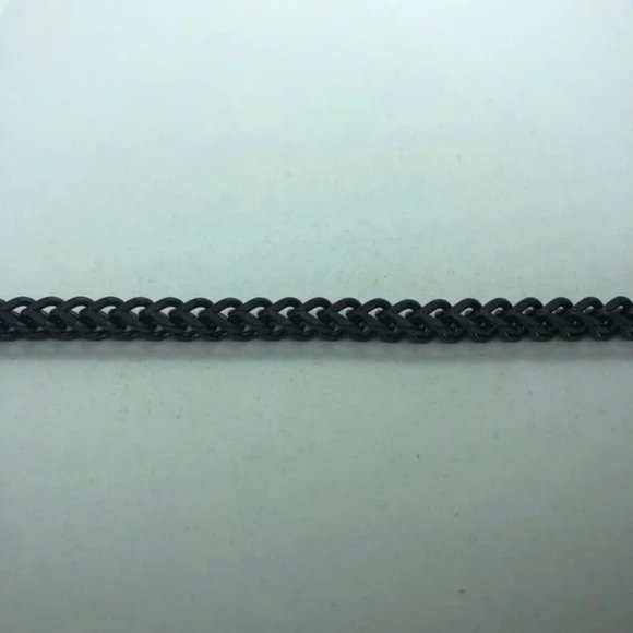 New Black 6mm Franco Snake Chain Necklace Men/Women - Picture 9 of 14